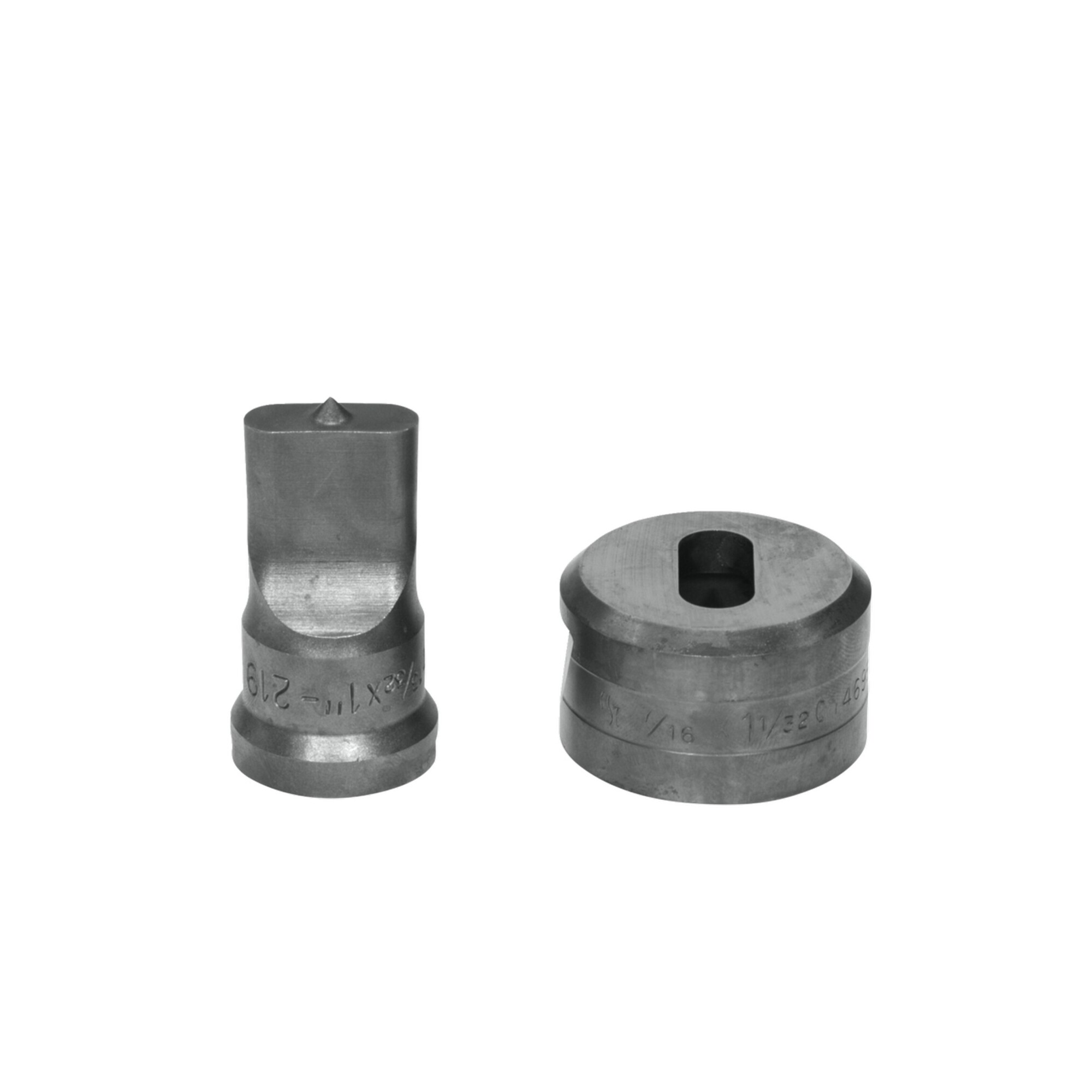 Edwards Ironworkers, Oblong Punch Die Set, Max. Bending Radius 45 °, Model# PDOB13/32X13/16
